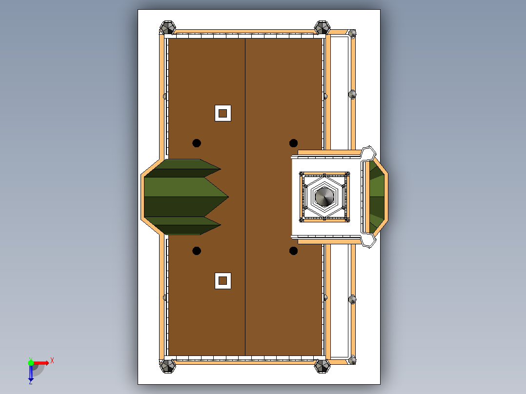 房子设计俯视图