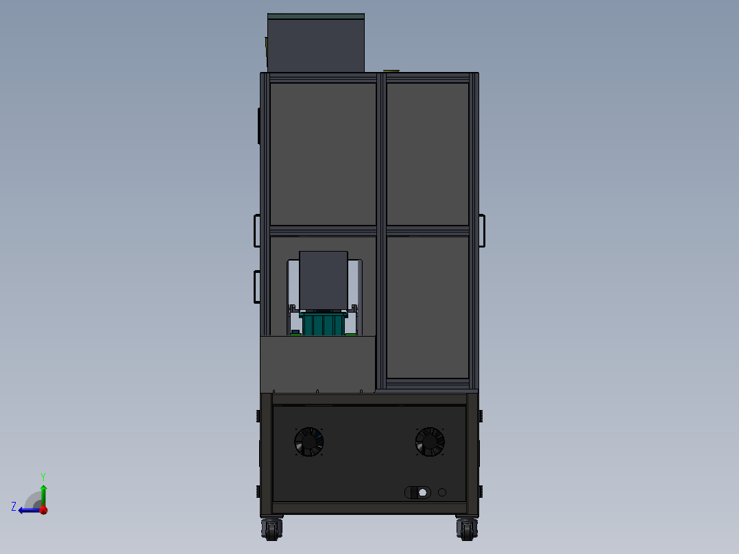 锂电池自动组装机H415右视图