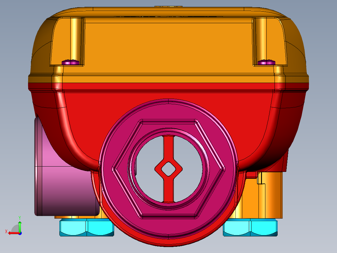 太阳能热水器全自动自来水压增压器后视图