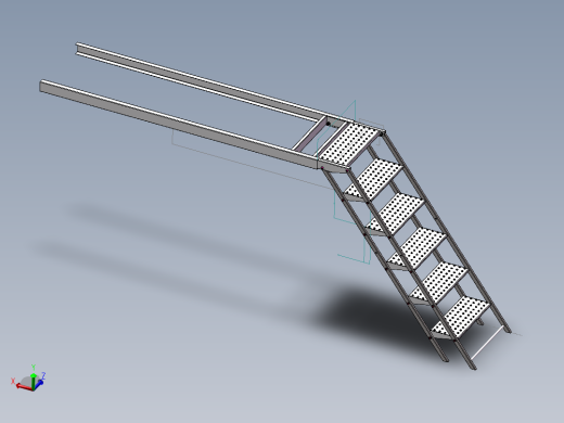 活动抽拉梯合件（重载）==322107=40