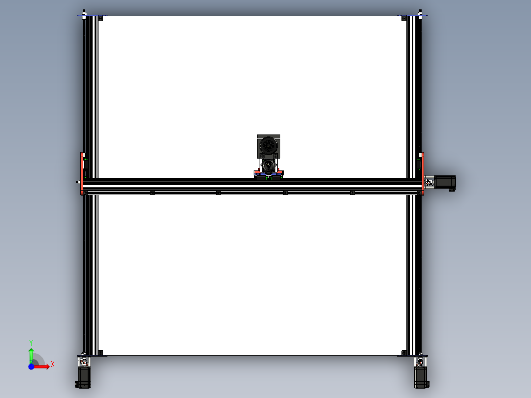 CNC QueenBee Ultra 尺寸 1500 x 1500前视图