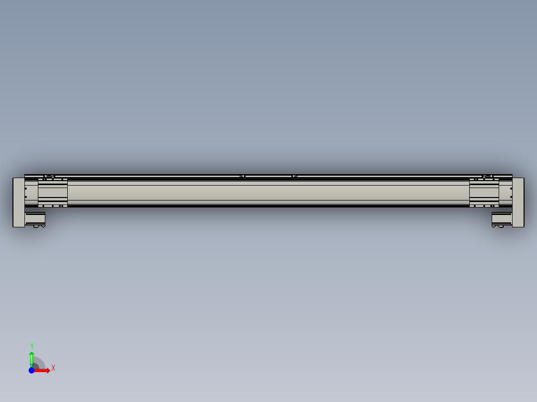威洛博双电机滑台-VF14D2-S900-BLR-P40-C6前视图