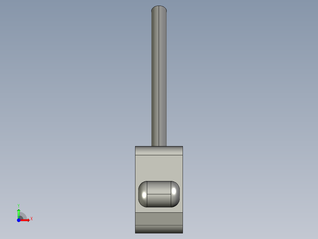 基恩士PZ2-51_kc图纸模型前视图