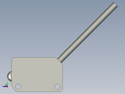 基恩士PZ2-51_kc图纸模型右视缩略图