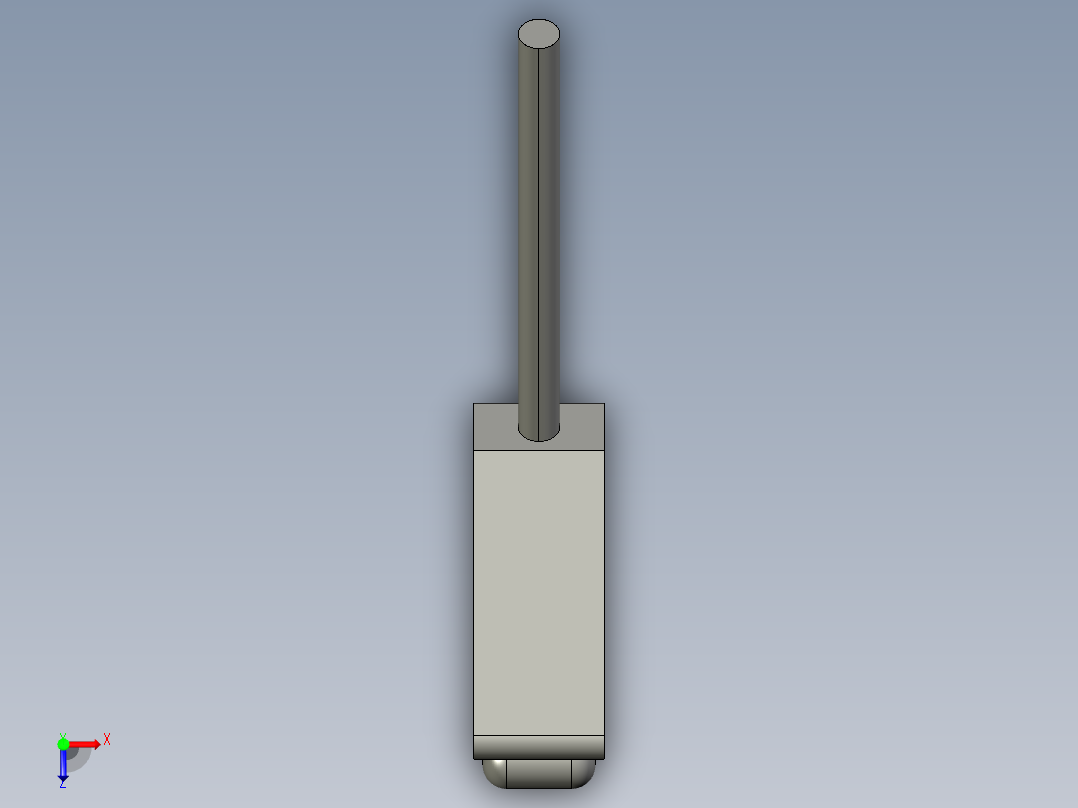 基恩士PZ2-51_kc图纸模型俯视图