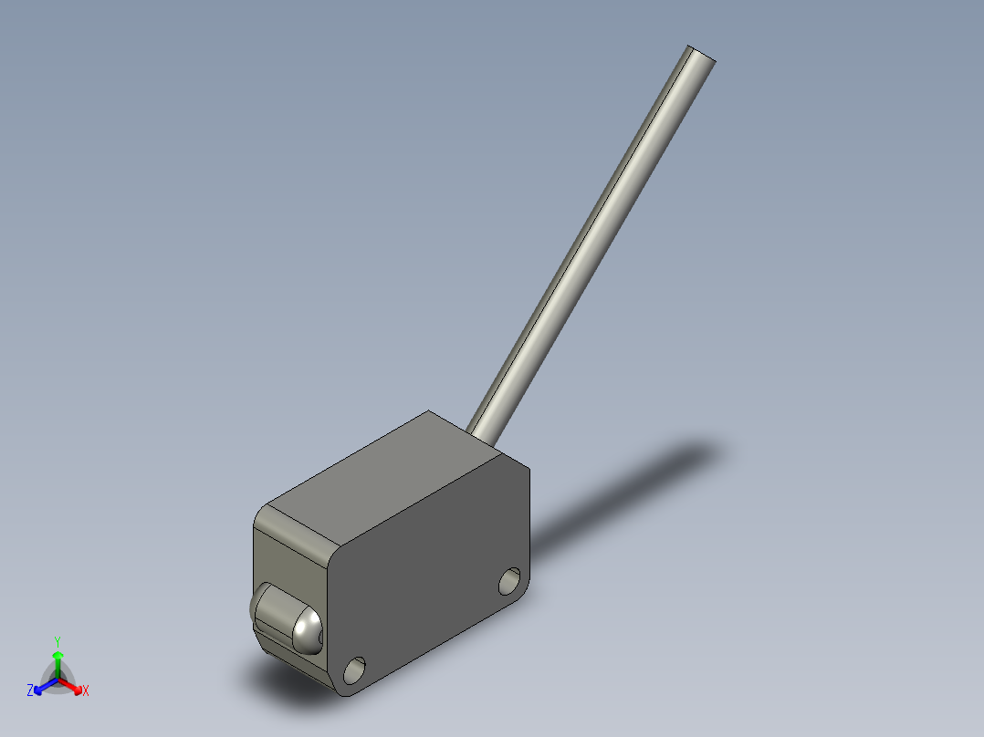 基恩士PZ2-51_kc图纸模型正等轴测图