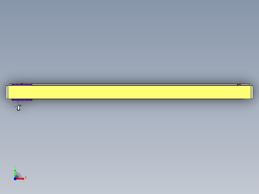 威洛博VL系列直线电机模组-VL14S3-S2250前视图