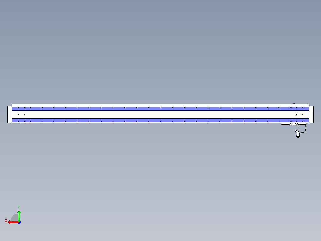 威洛博VL系列直线电机模组-VL14S3-S2250后视图