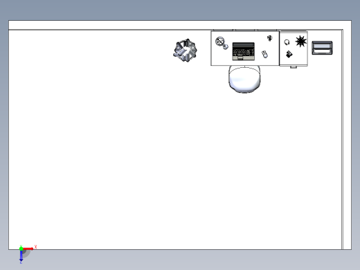 电脑桌-14 STP俯视缩略图
