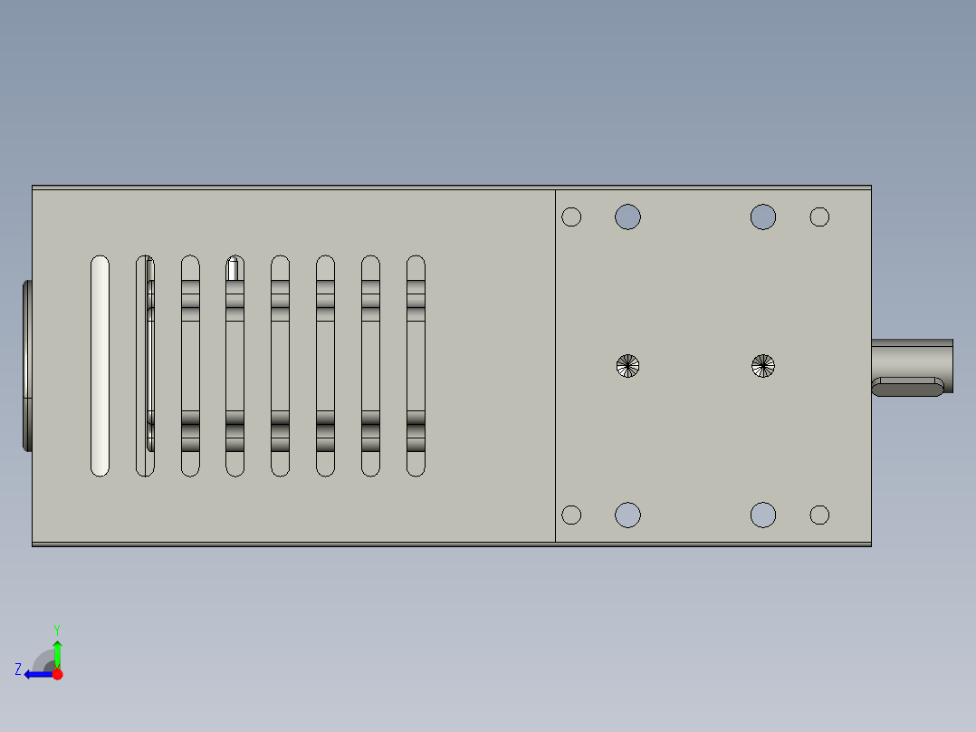 R旋转轴-R01右视图