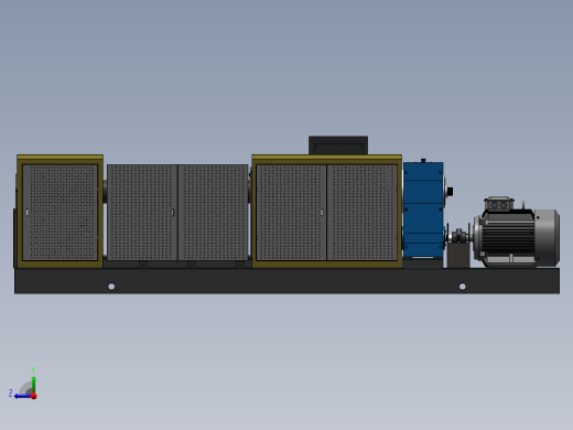 单螺杆颗粒挤压机右视缩略图