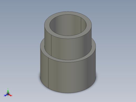 船舶管路系统SeaCor_ReducerCoupling_SxS_37J129212_1.5in x 1.25in正等轴测缩略图