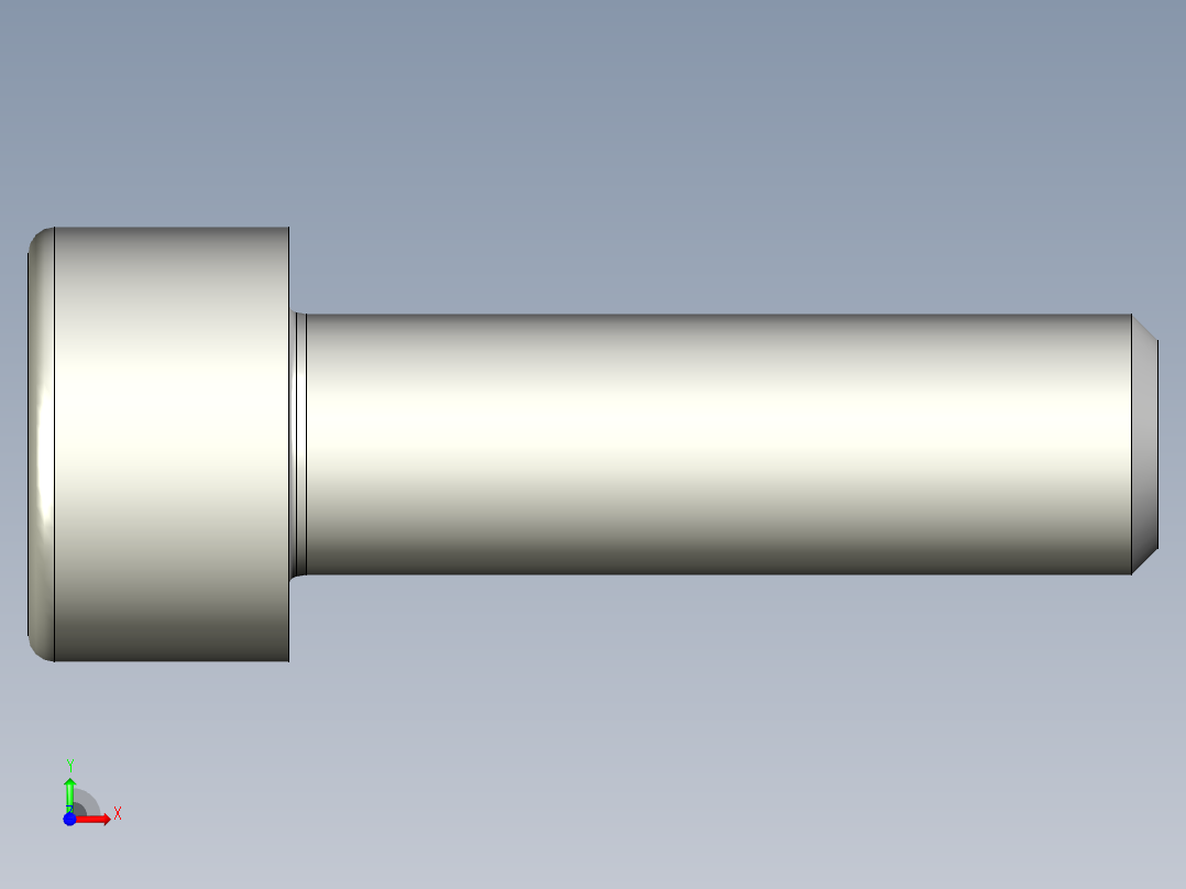 螺钉-DIN_912-M6x20.stp前视图