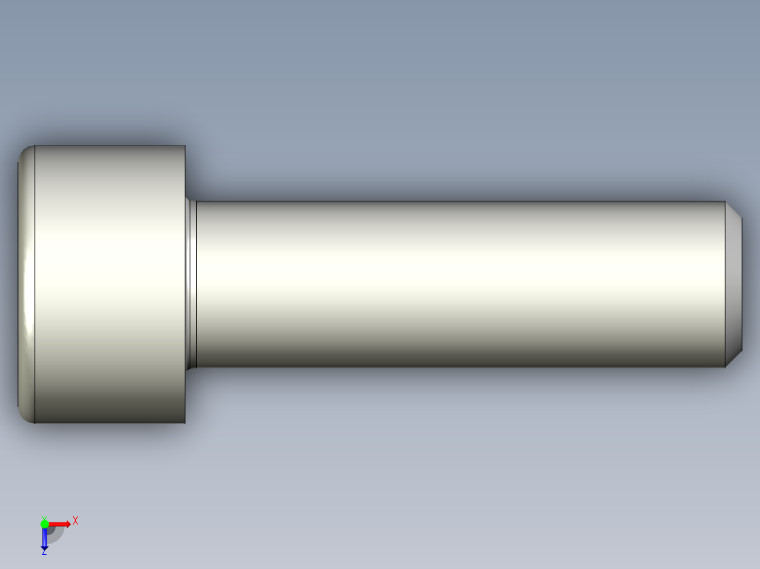 螺钉-DIN_912-M6x20.stp俯视图