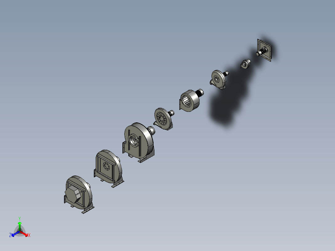 8款离心风机模型1285732==vip