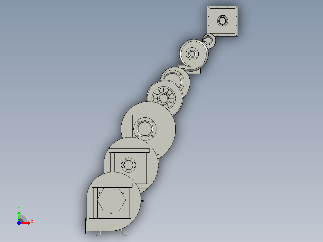 8款离心风机模型1285732==vip前视图