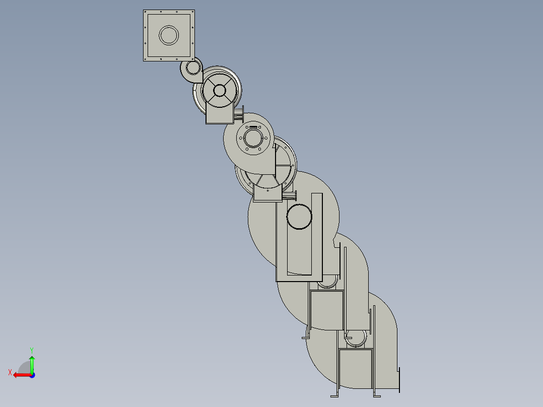 8款离心风机模型1285732==vip后视图