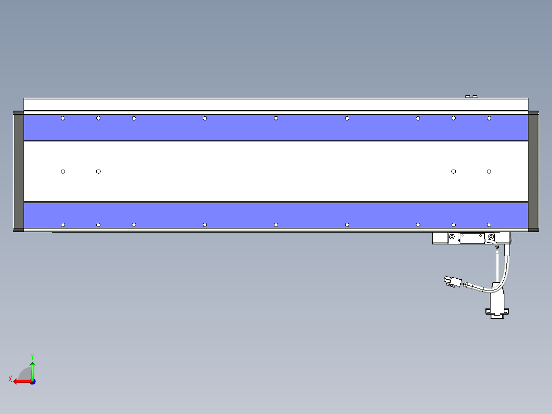 威洛博VL系列直线电机模组-VL17E1-S550后视图