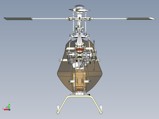 Konstantin设计的RC遥控直升机后视缩略图