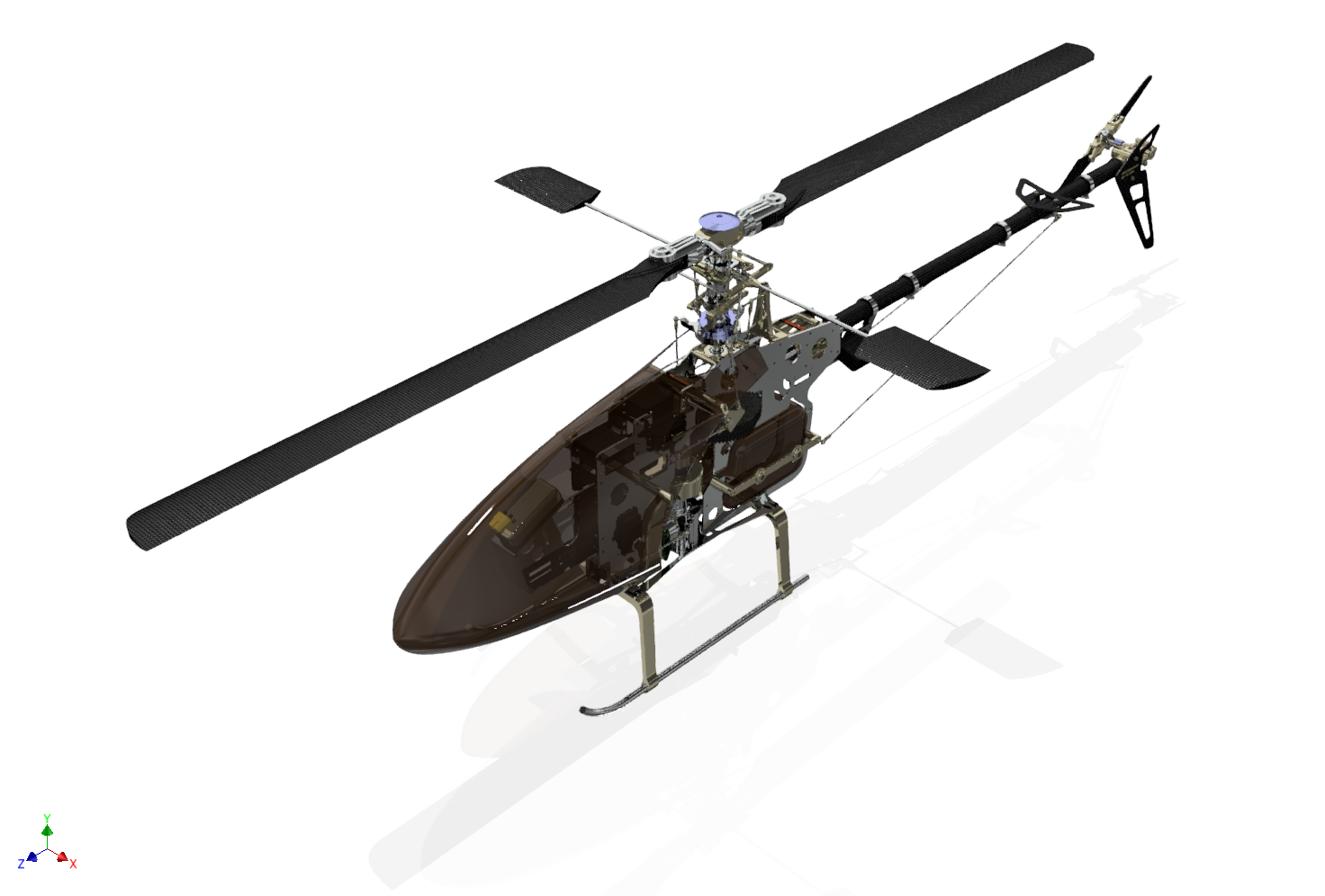 Konstantin设计的RC遥控直升机