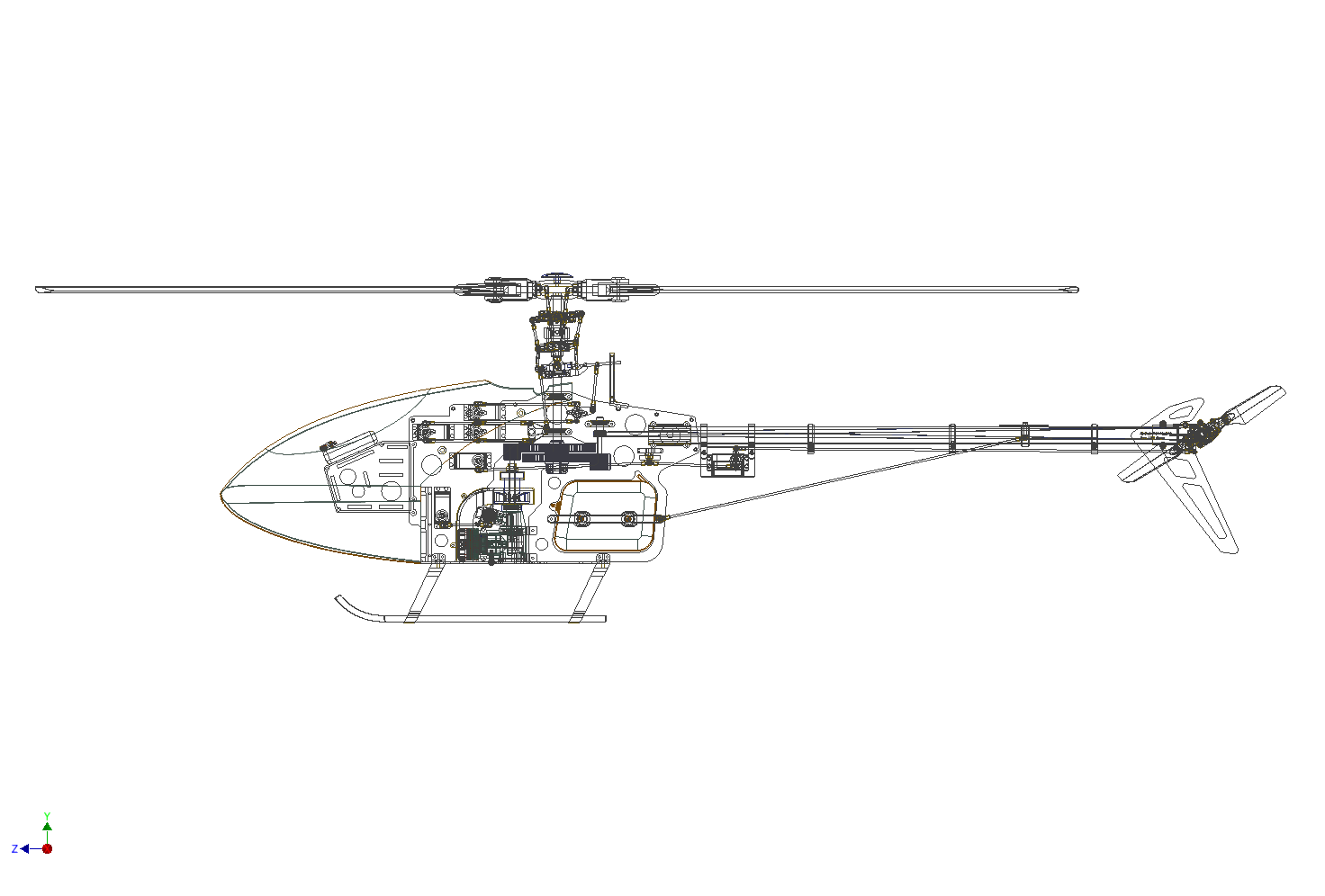 Konstantin设计的RC遥控直升机