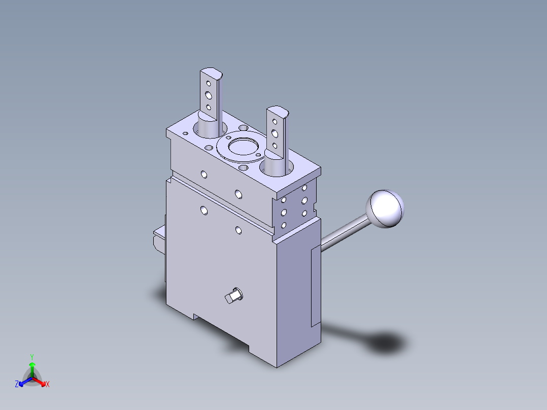 德克斯TUNKERS气缸数模SZVD 50 Z A23主视图