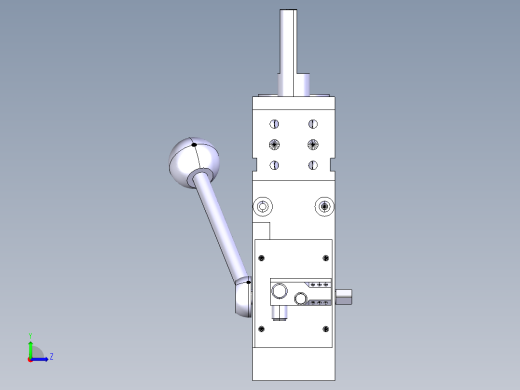 德克斯TUNKERS气缸数模SZVD 50 Z A23左视缩略图