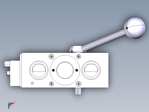 德克斯TUNKERS气缸数模SZVD 50 Z A23俯视缩略图