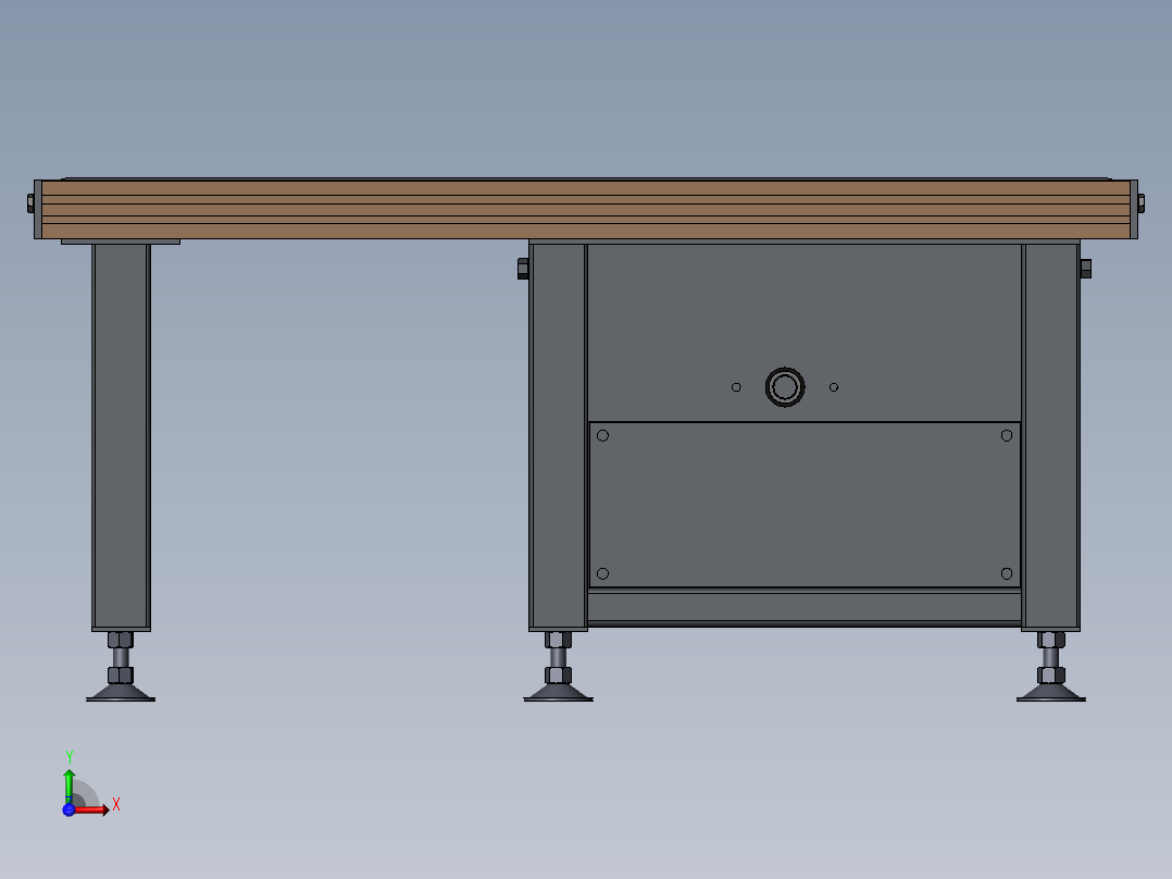 600宽标准皮带线前视图