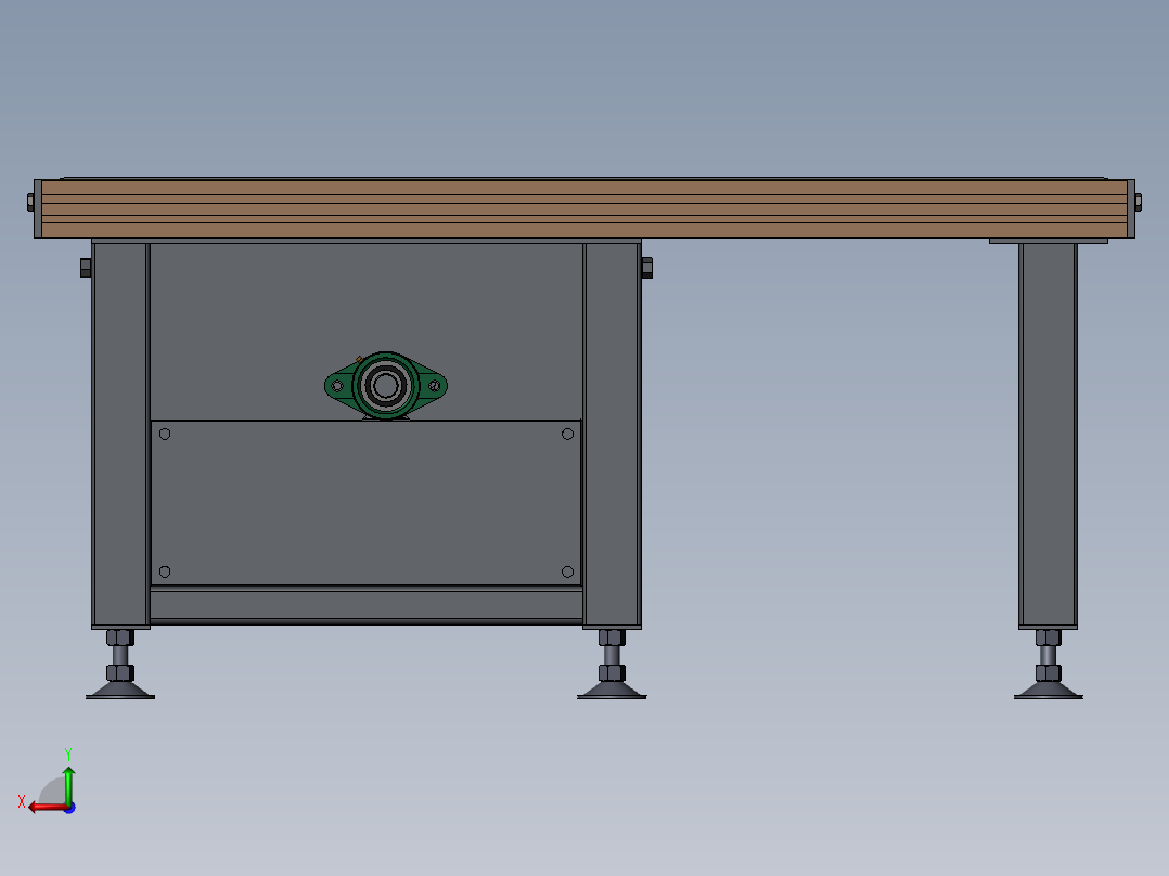 600宽标准皮带线后视图
