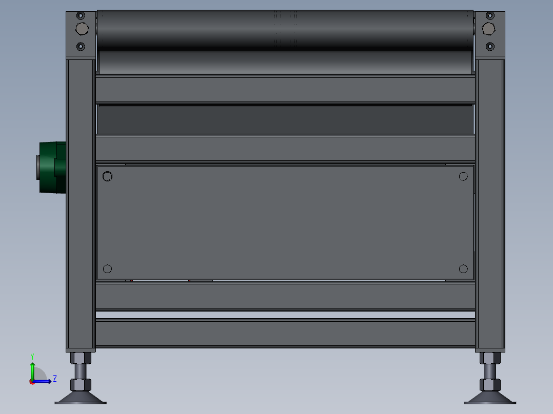 600宽标准皮带线左视图