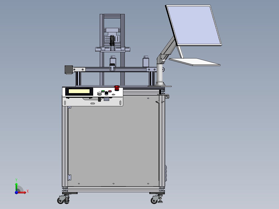 瓶口缺陷视觉检测实训台前视图