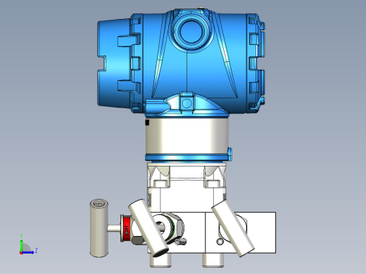 罗斯蒙特差压变送器3051，带Astava 5阀歧管左视缩略图