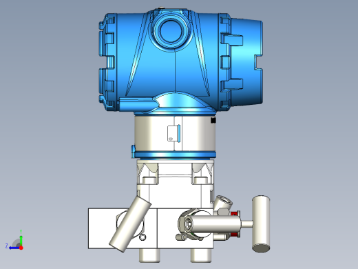 罗斯蒙特差压变送器3051，带Astava 5阀歧管右视缩略图