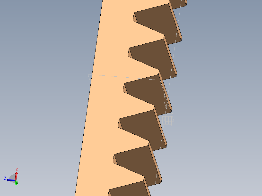 S15 固定齿条主视图