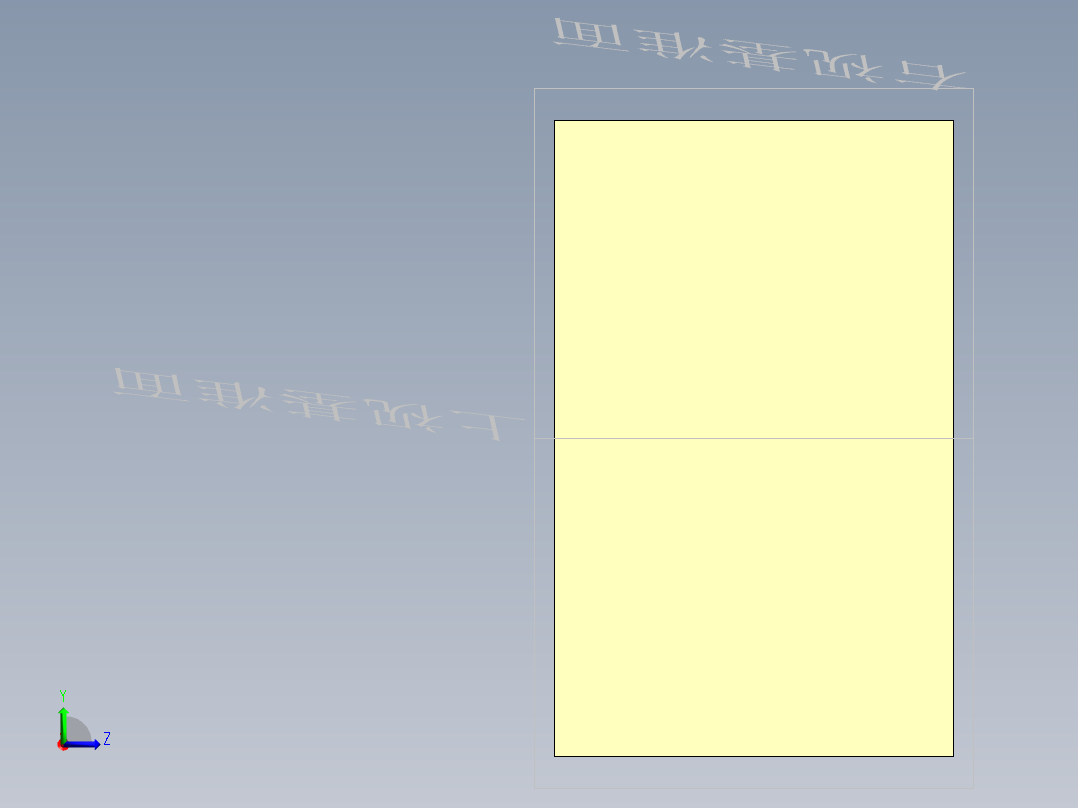 S15 固定齿条左视图