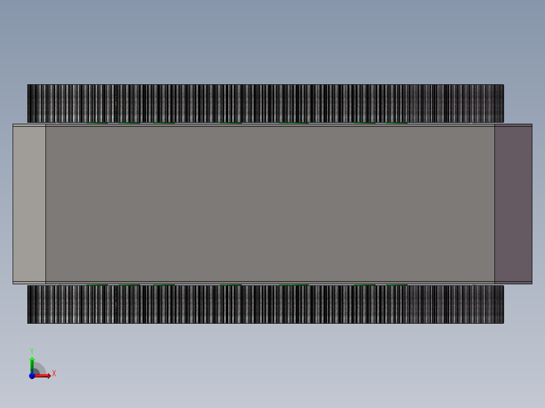 履带车底盘设计前视图