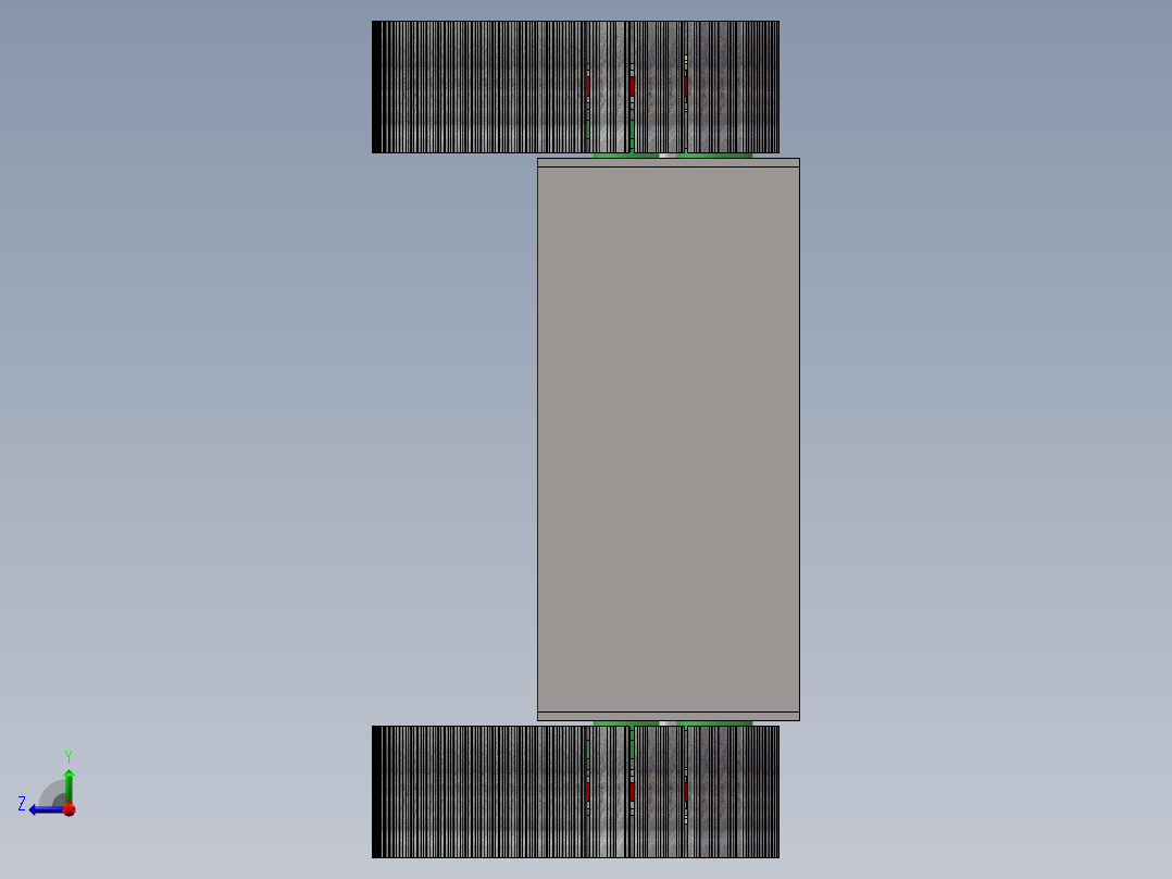 履带车底盘设计右视图