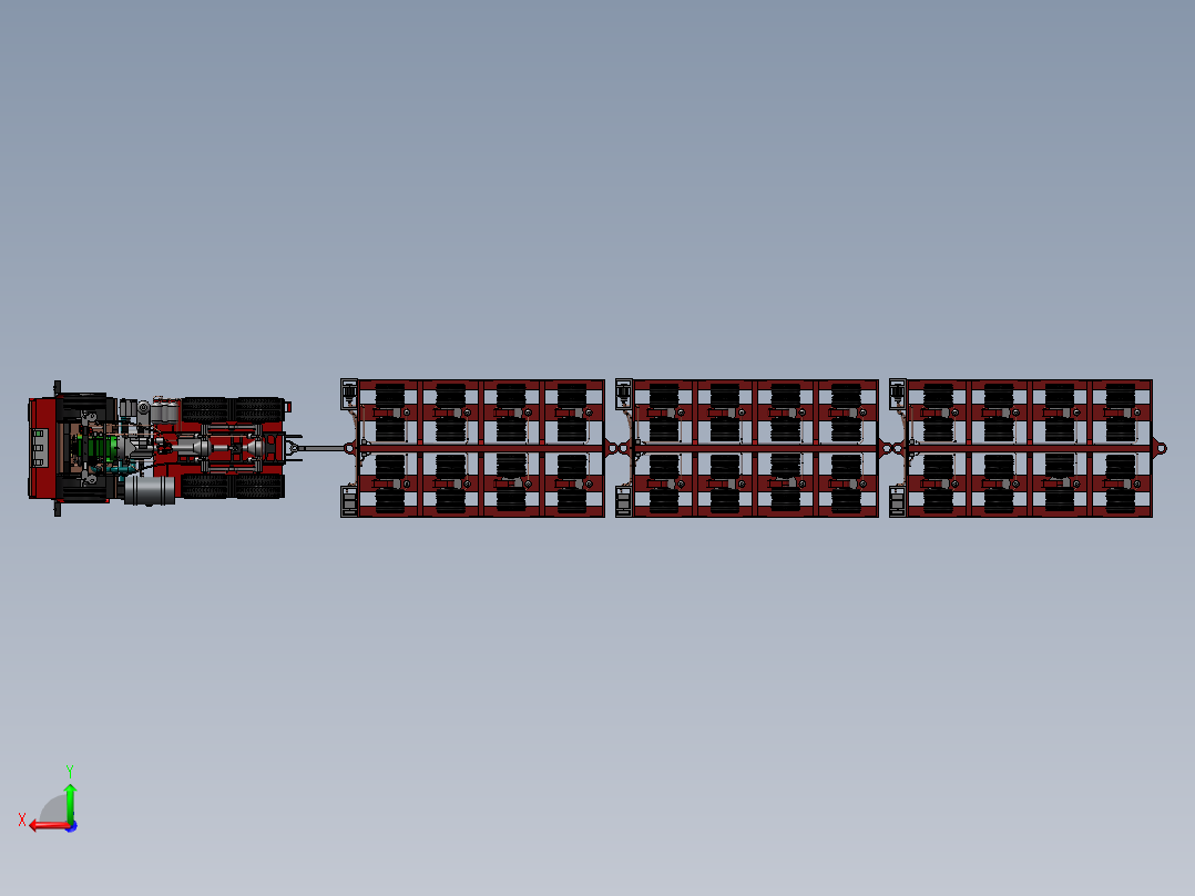 拖挂车 SW STP后视图