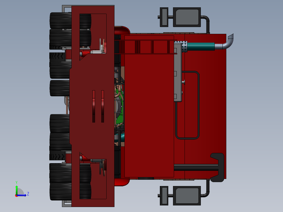 拖挂车 SW STP左视图