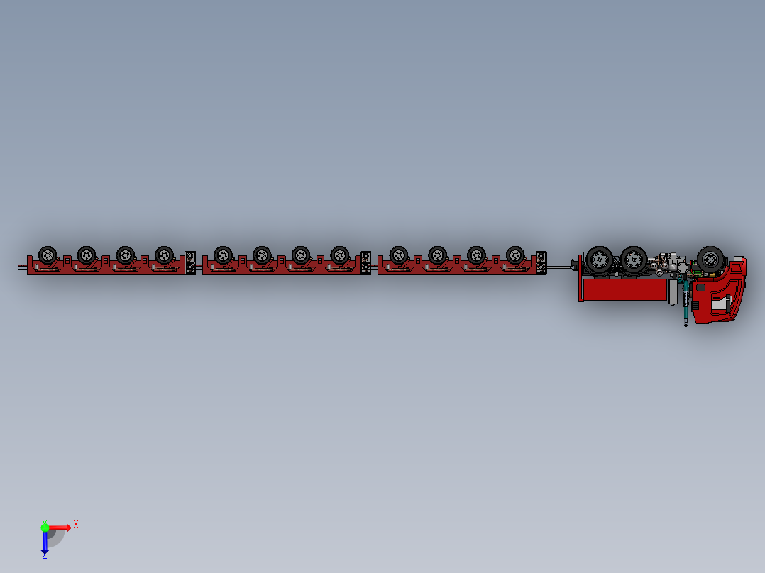 拖挂车 SW STP俯视图