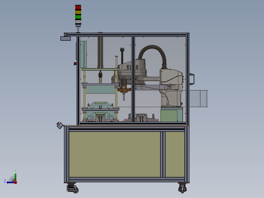 大盖密封性能测试sw20可编辑右视图
