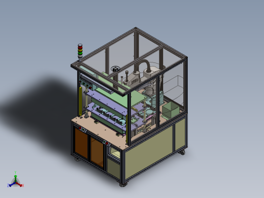 大盖密封性能测试sw20可编辑正等轴测缩略图