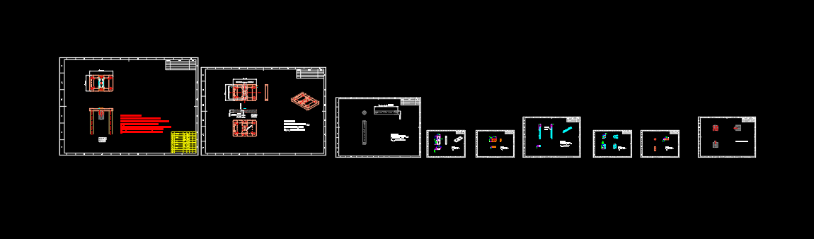 小尺寸板料开粗治具模型+工程图