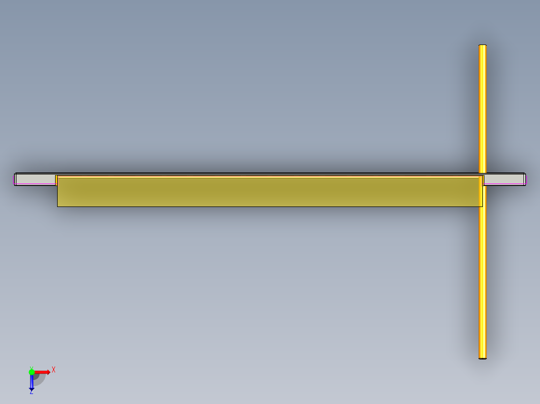 笔记本外壳铣上侧缺口+PL面程序模型俯视图