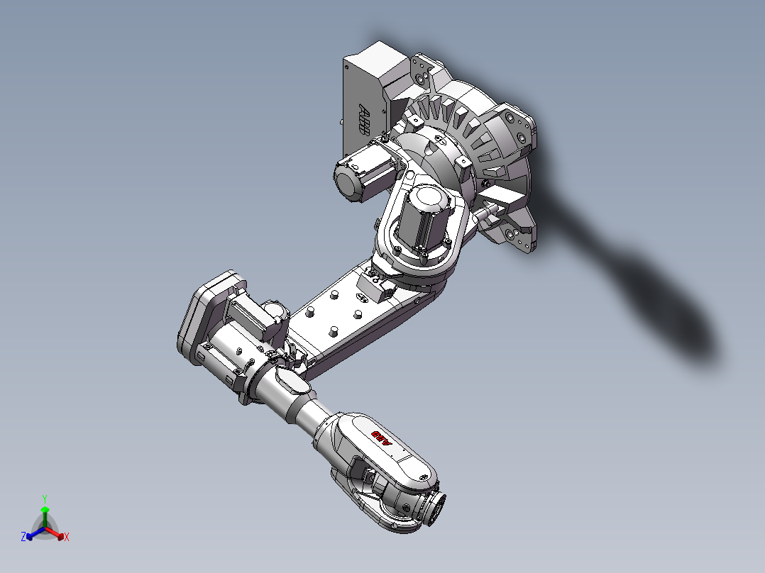 ABB IRB5710（可拖到）正等轴测图