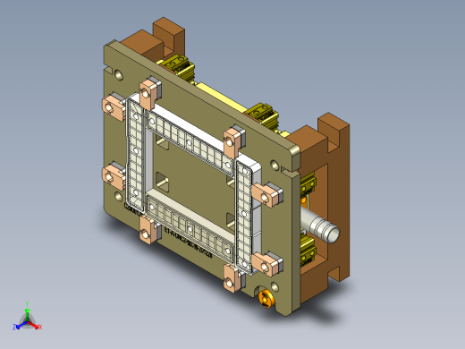 E1-A-笔记本CNC工装夹具三维模型CNC2铣墙高C角-201231