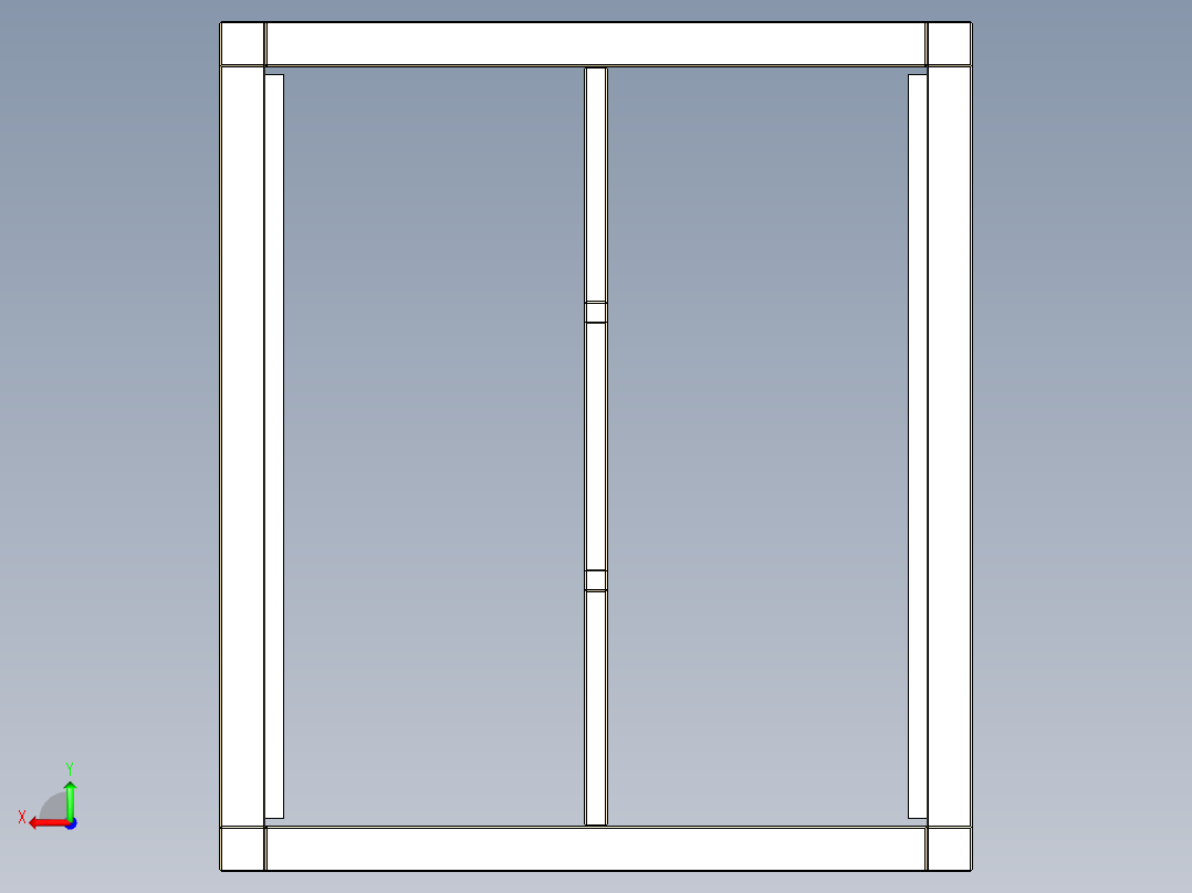 简单的木床 - 180 × 200 厘米后视图