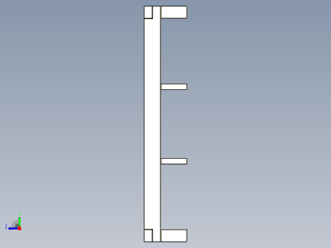 简单的木床 - 180 × 200 厘米右视图