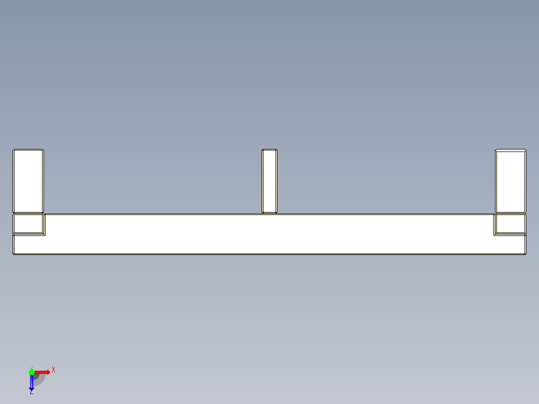 简单的木床 - 180 × 200 厘米俯视图